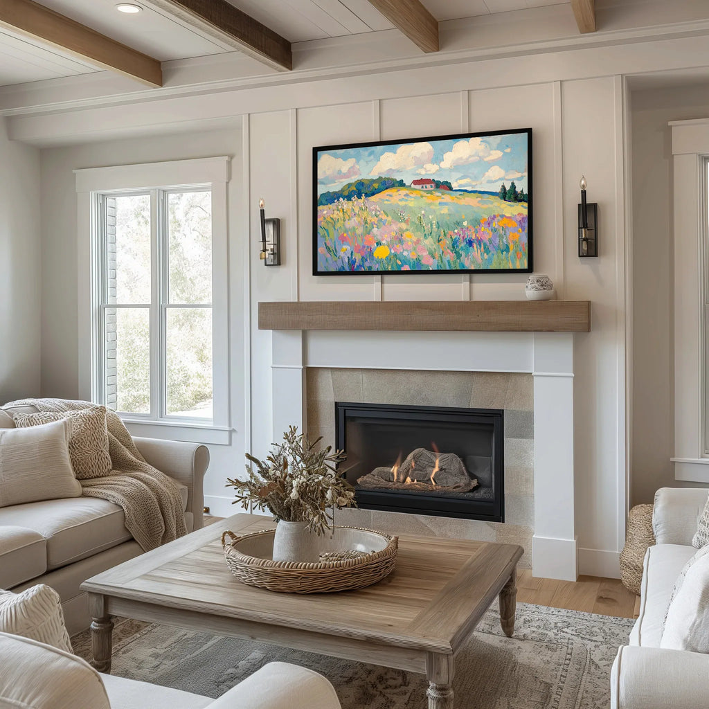 Samsung Frame TV Art | Vintage Landscape Painting | 4K TV Art Download | Traditional Living Room Decor - Mayworth Gallery