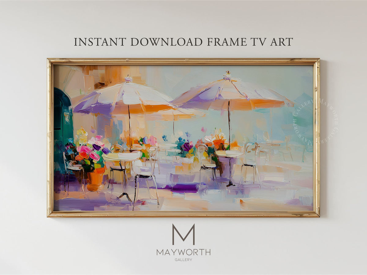 Instant download impasto oil painting artwork for Samsung Frame TV — Mayworth Gallery digital art