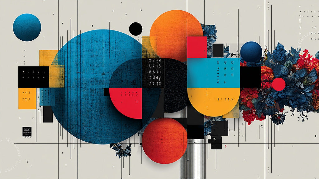 Contemporary abstract art for Samsung Frame TV — vibrant, gallery-quality digital artwork in Art Mode